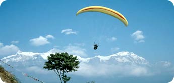 Paragliding in Nepal